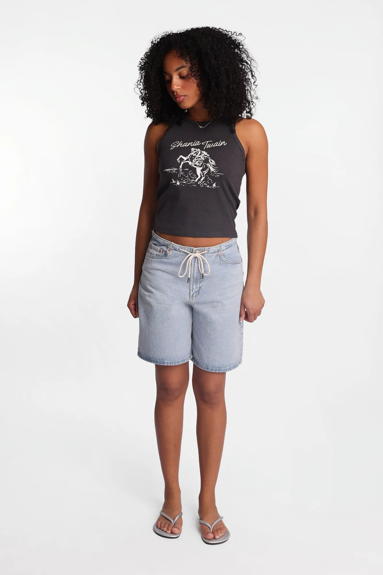 Shania Twain Graphic Ribbed Tank Top sold by Bluenotes product image thumbnail 4