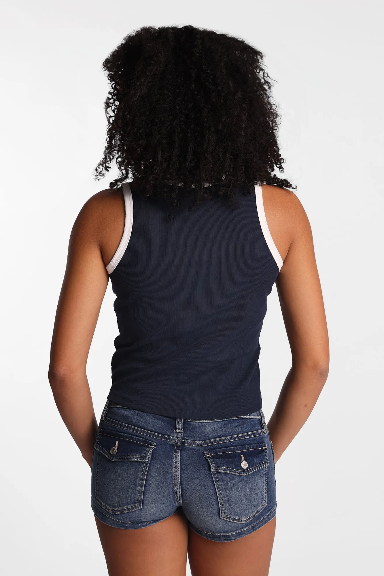 Coors 1987 Graphic Ribbed Tank Top sold by Bluenotes product image thumbnail 3