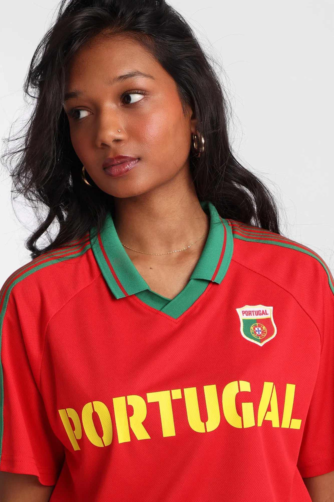 Portugal Embroidered Patch Soccer Jersey sold by Bluenotes product image thumbnail 2
