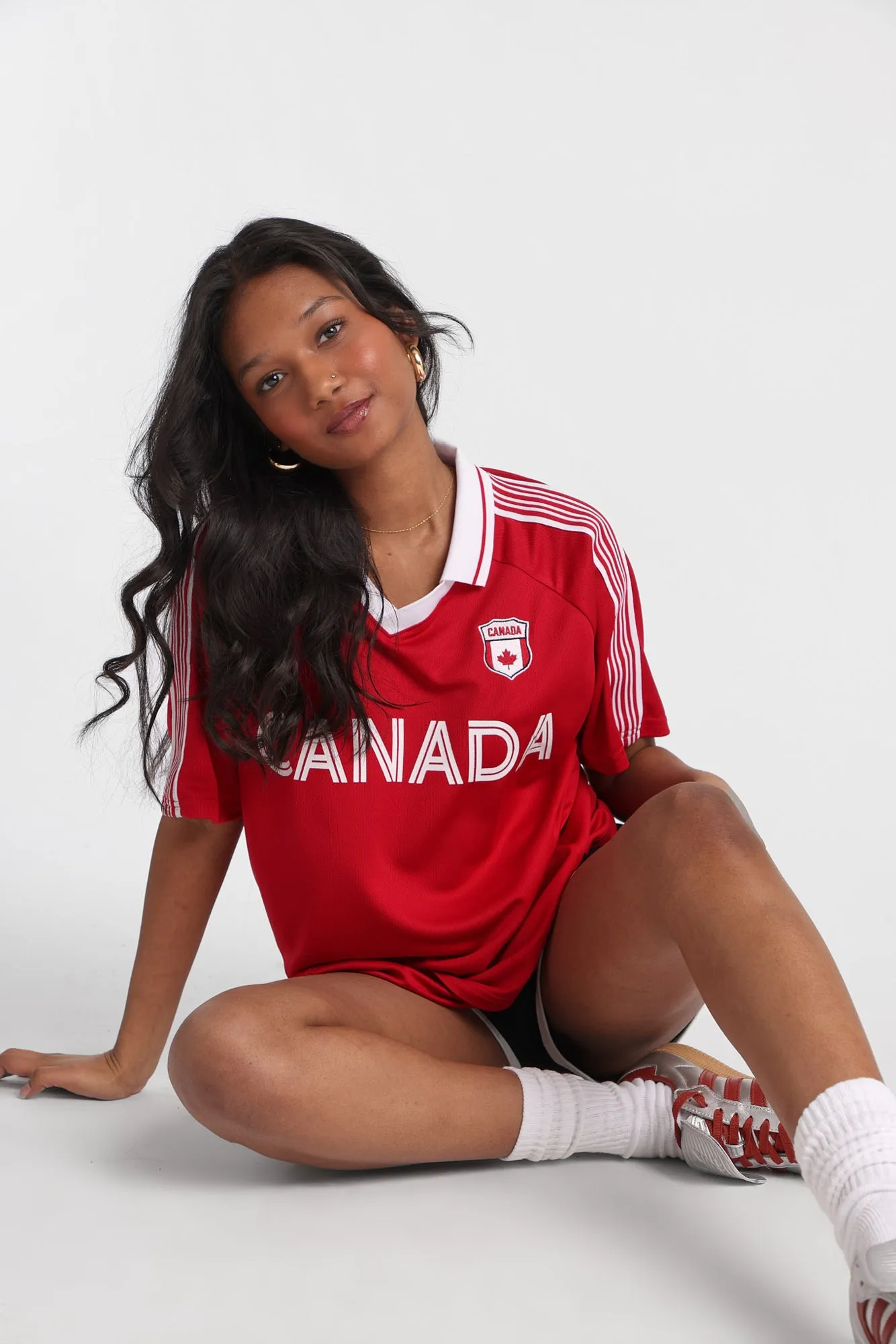Canada Embroidered Patch Soccer Jersey sold by Bluenotes product image thumbnail 5