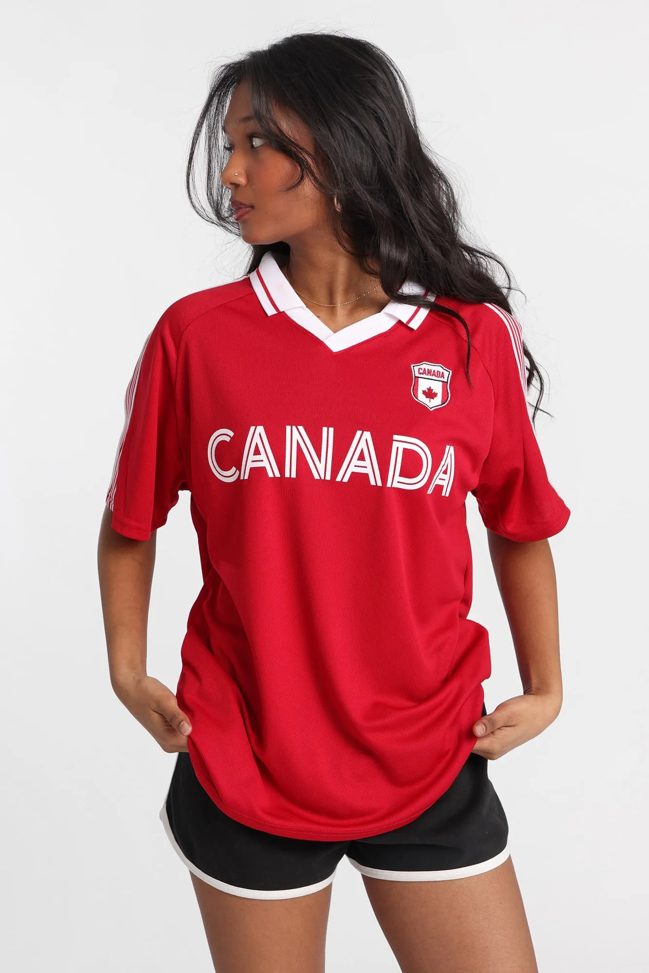Canada Embroidered Patch Soccer Jersey sold by Bluenotes