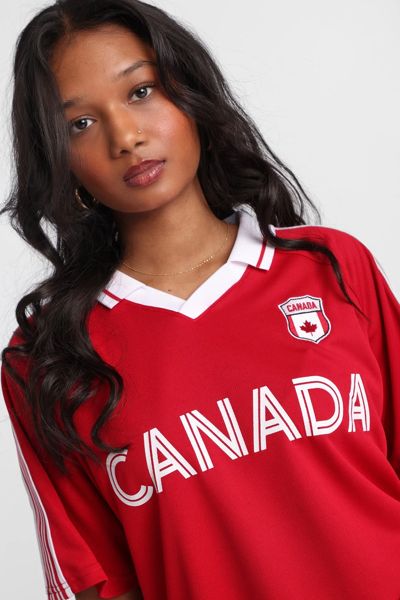Canada Embroidered Patch Soccer Jersey sold by Bluenotes product image thumbnail 2