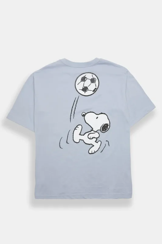 Peanuts Snoopy Soccer Graphic Oversized Tee made by Aeropostale