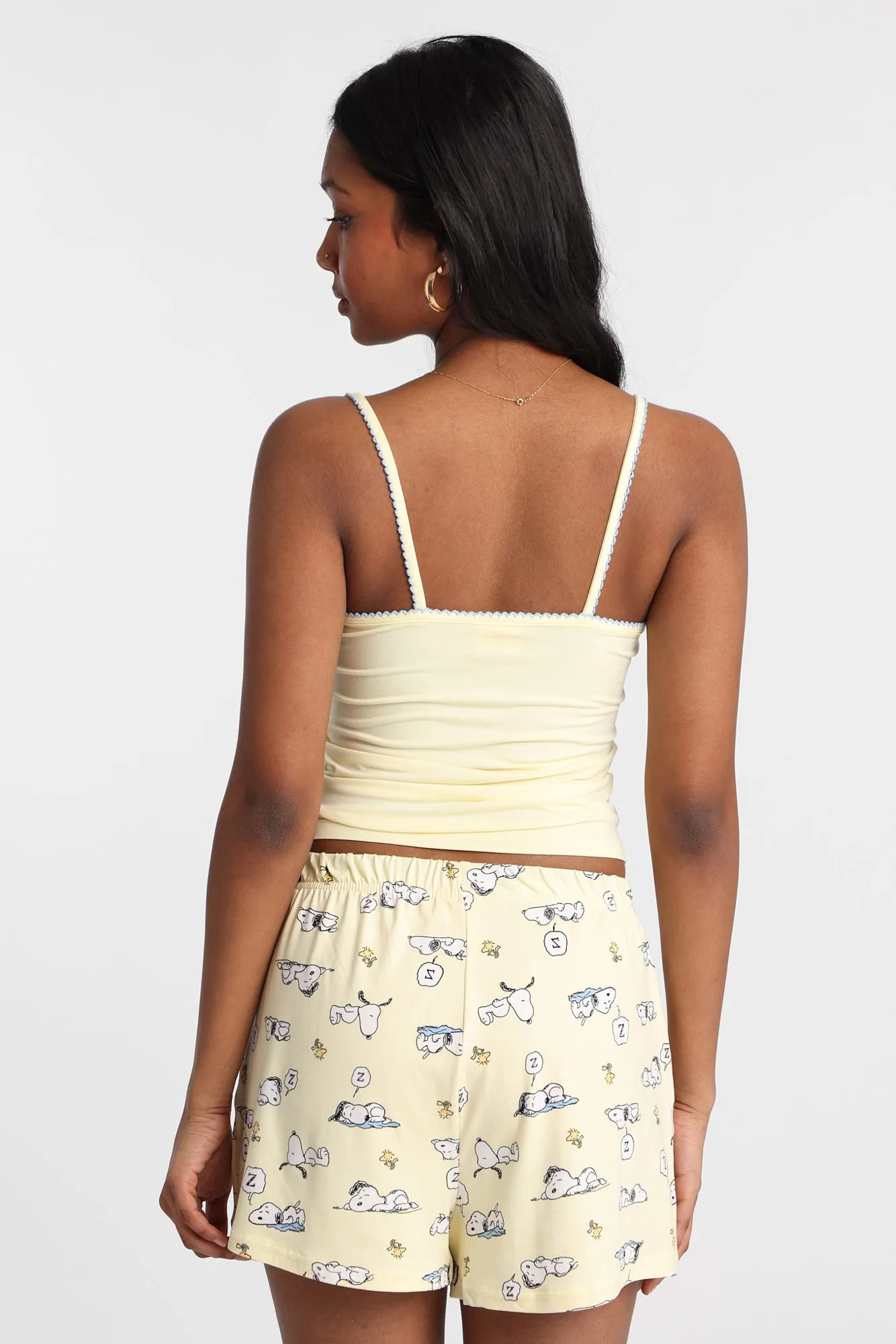 Peanuts Snoopy Nap Graphic Super Soft Pajama Camisole & Shorts 2-Piece Set sold by Bluenotes product image thumbnail 2