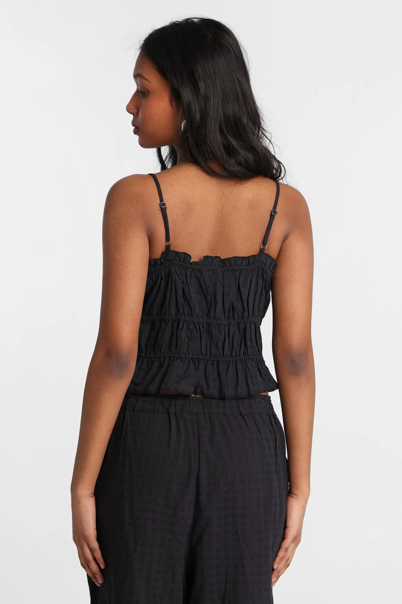 AERO Cotton Tie-Front Peplum Top sold by Bluenotes product image thumbnail 4