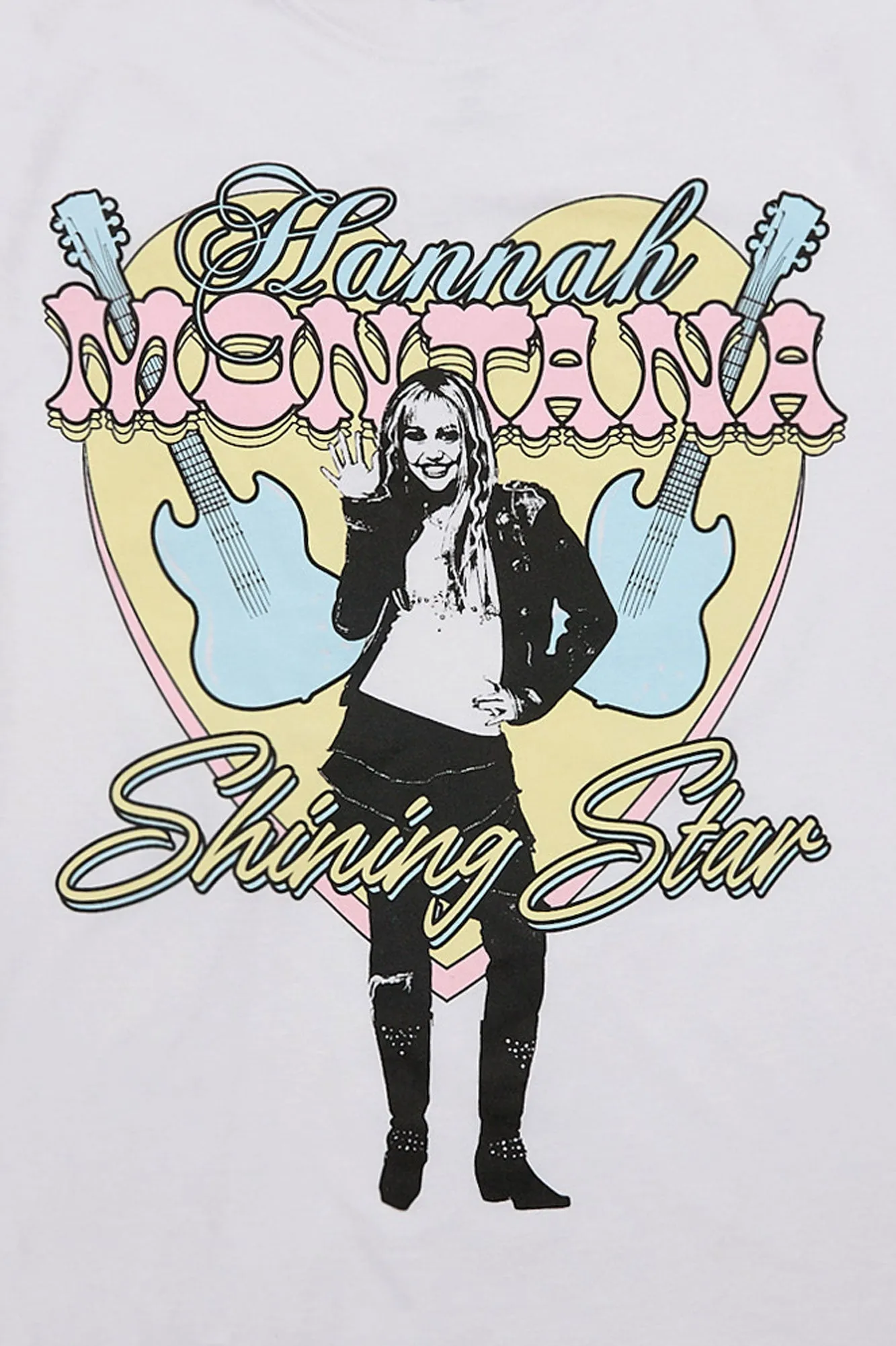 Hannah Montana Shining Star Graphic Boyfriend Tee sold by Bluenotes product image thumbnail 2