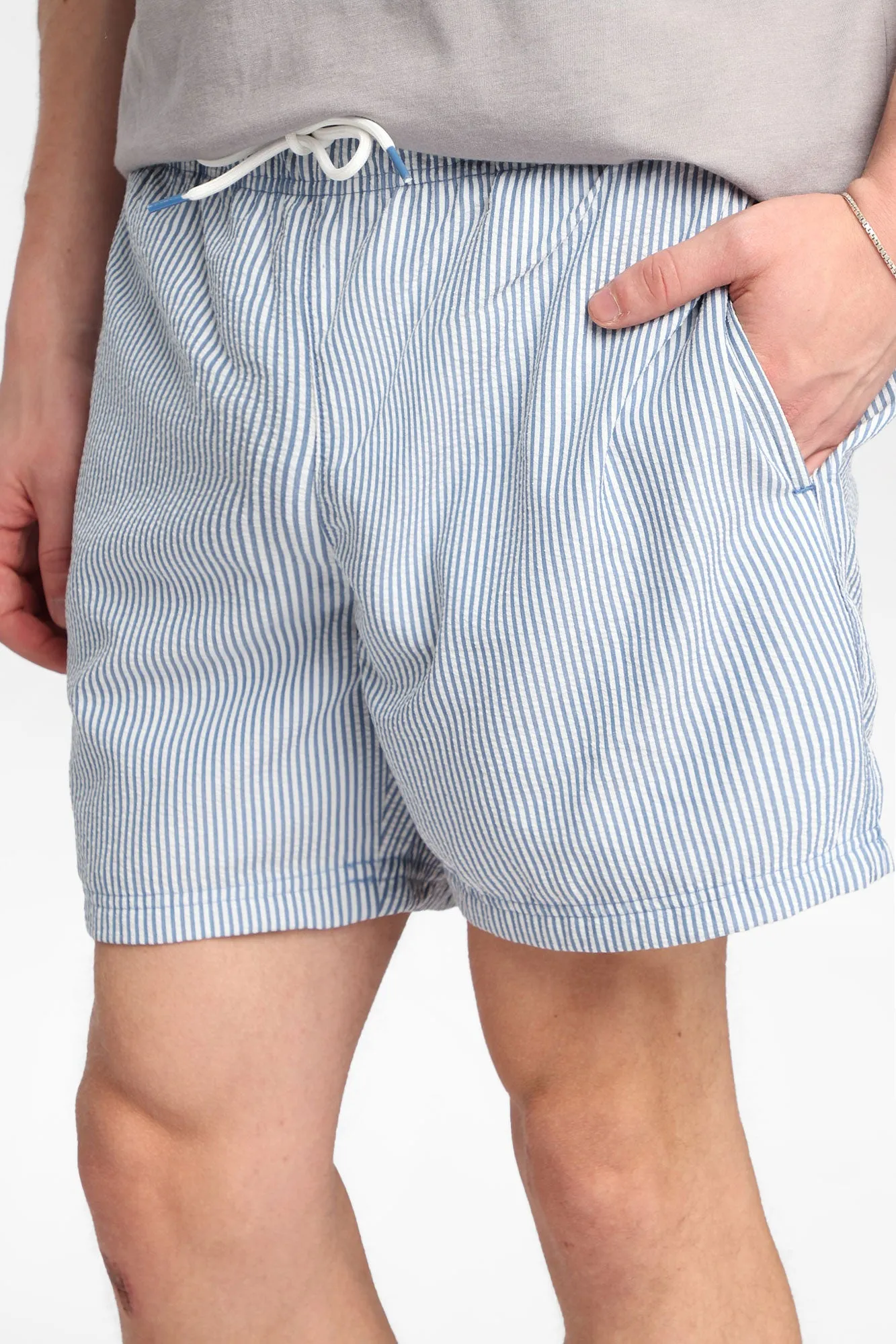 Striped Seersucker Vacation Shorts sold by Bluenotes product image thumbnail 2