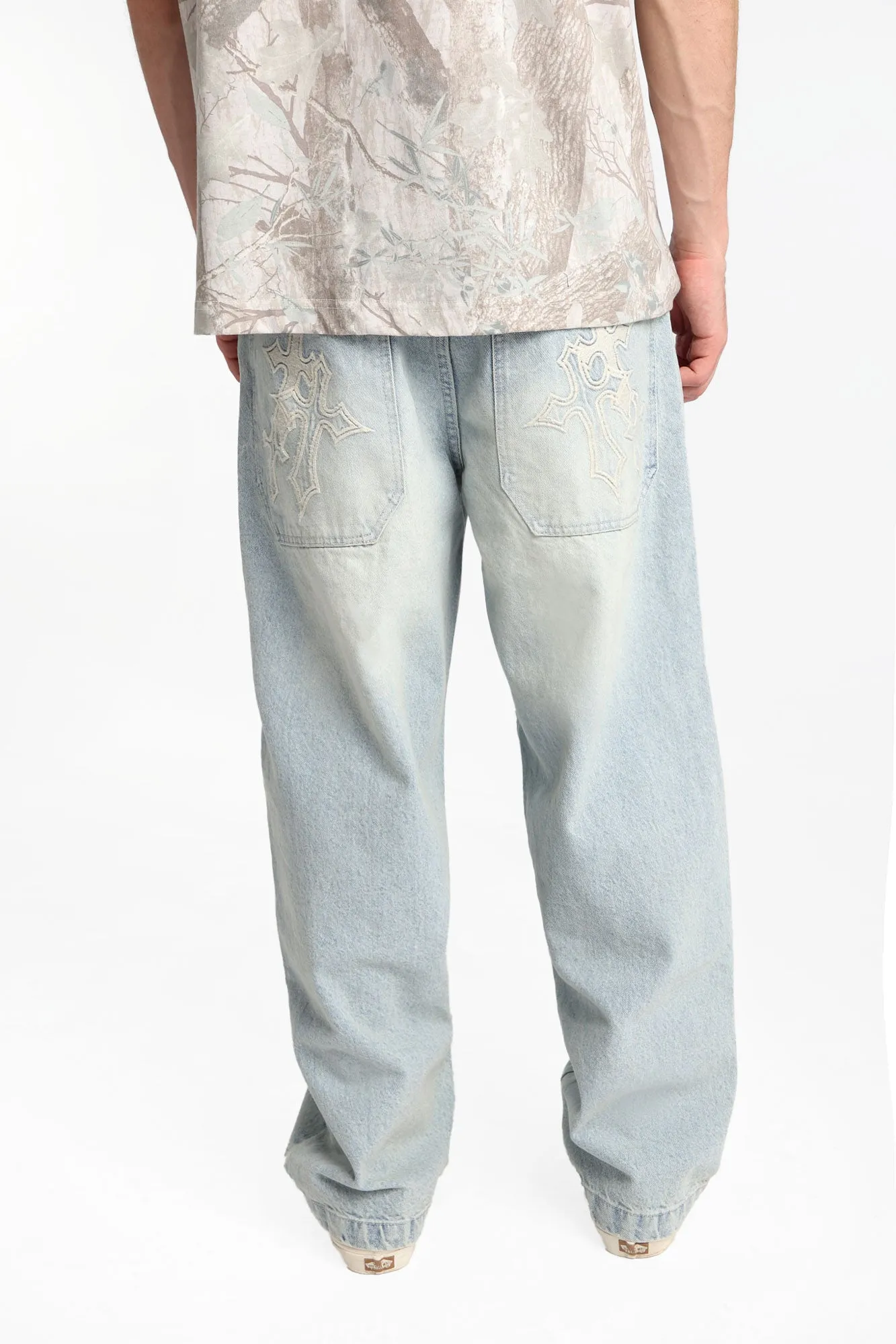 Cross Trio Embroidered Skater Jeans sold by Bluenotes product image thumbnail 4