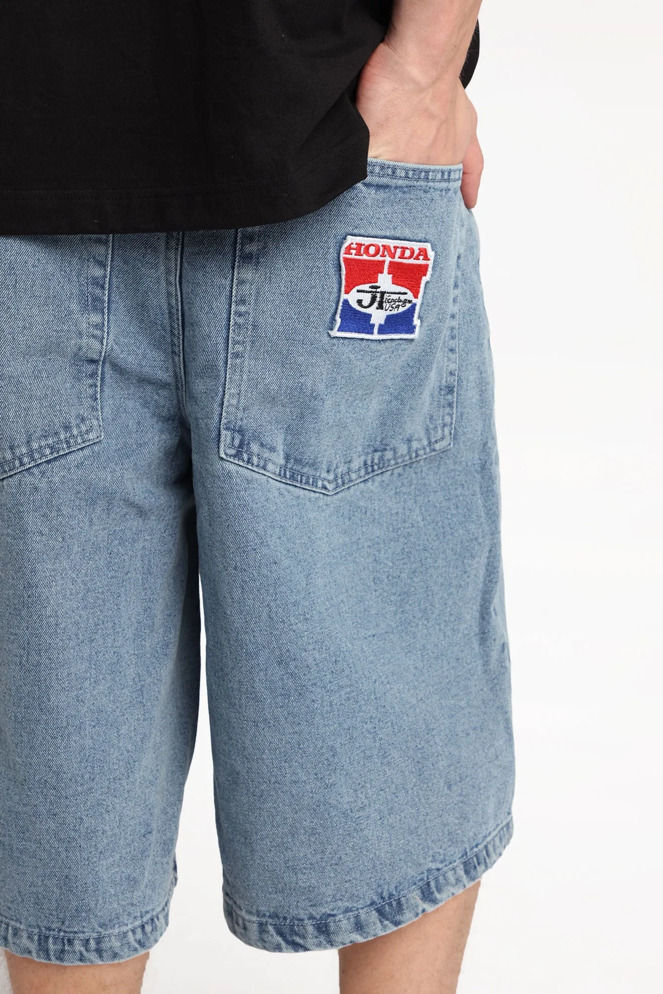 Honda JT Racing USA Embroidered Patch Jorts sold by Bluenotes product image thumbnail 2