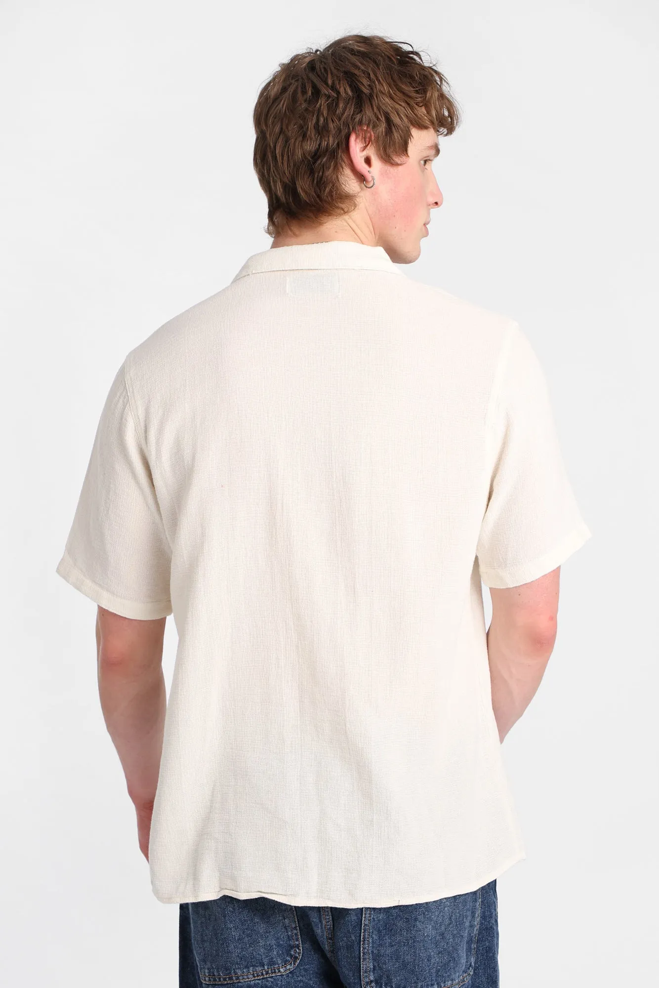 Cotton Gauze Button-Up Shirt sold by Bluenotes product image thumbnail 4