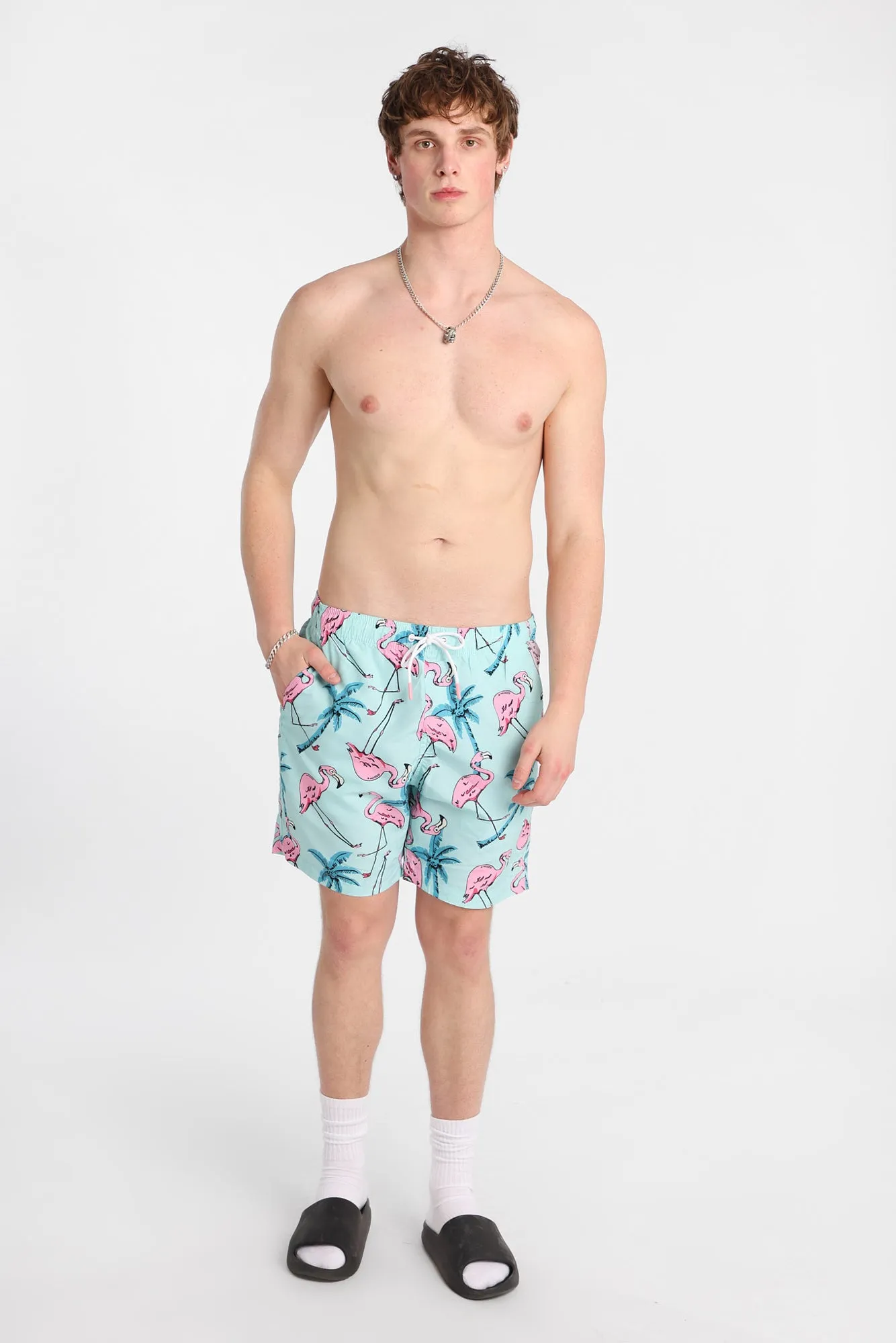 Flamingo 7" Swim Shorts sold by Bluenotes product image thumbnail 4