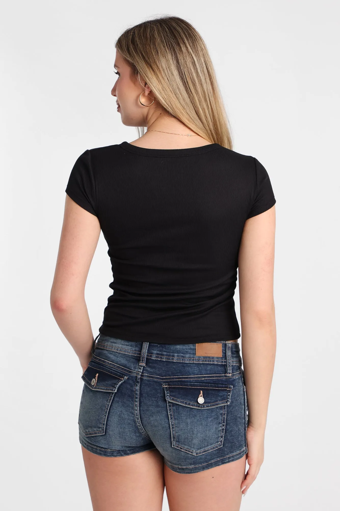 AERO Butterysoft Ribbed Knit Henley Tee sold by Bluenotes product image thumbnail 4