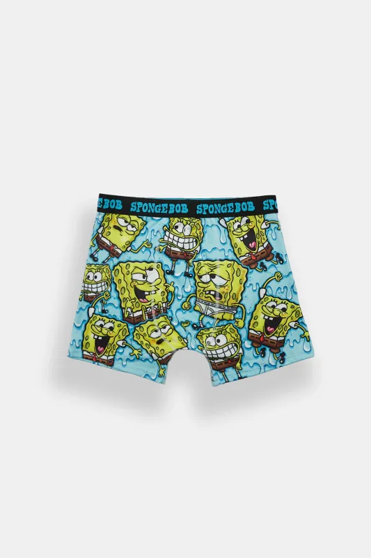 SpongeBob Printed Boxer Briefs made by Bluenotes