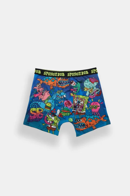 SpongeBob Printed Boxer Briefs made by Bluenotes