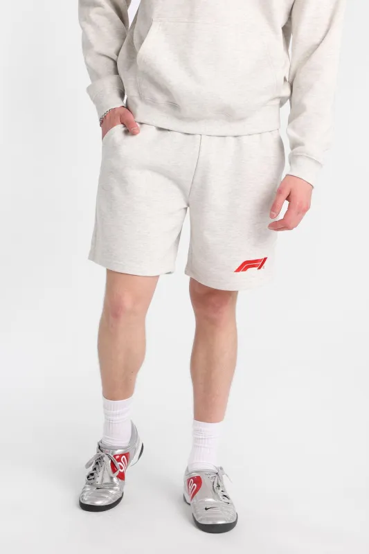 F1 Embroidered Fleece Shorts made by Aeropostale
