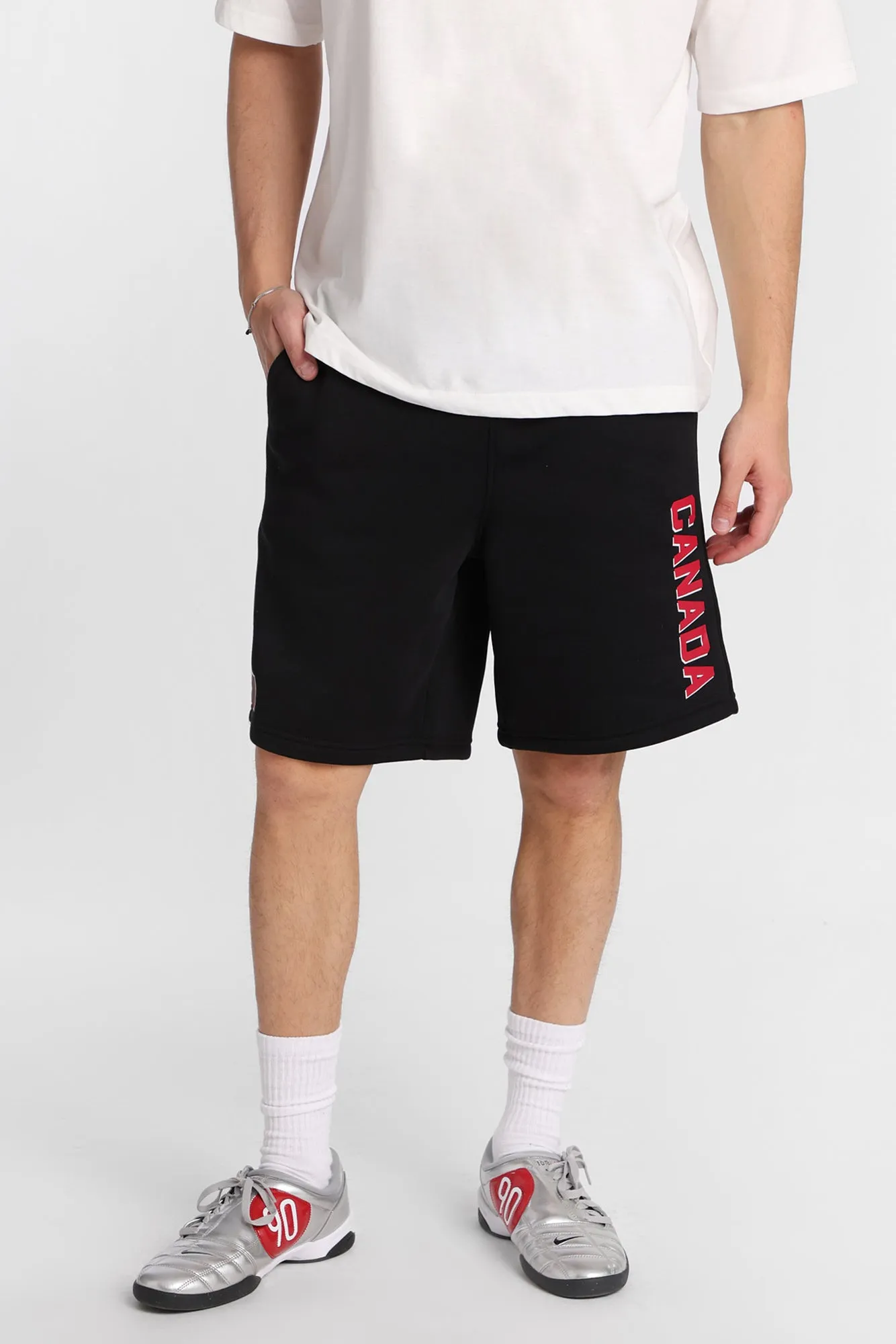 Canada Graphic Fleece Shorts sold by Bluenotes