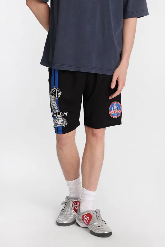 Shelby Cobra Mesh Shorts made by Aeropostale