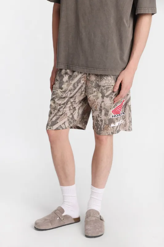 Honda Tree Camouflage Mesh Shorts made by Aeropostale