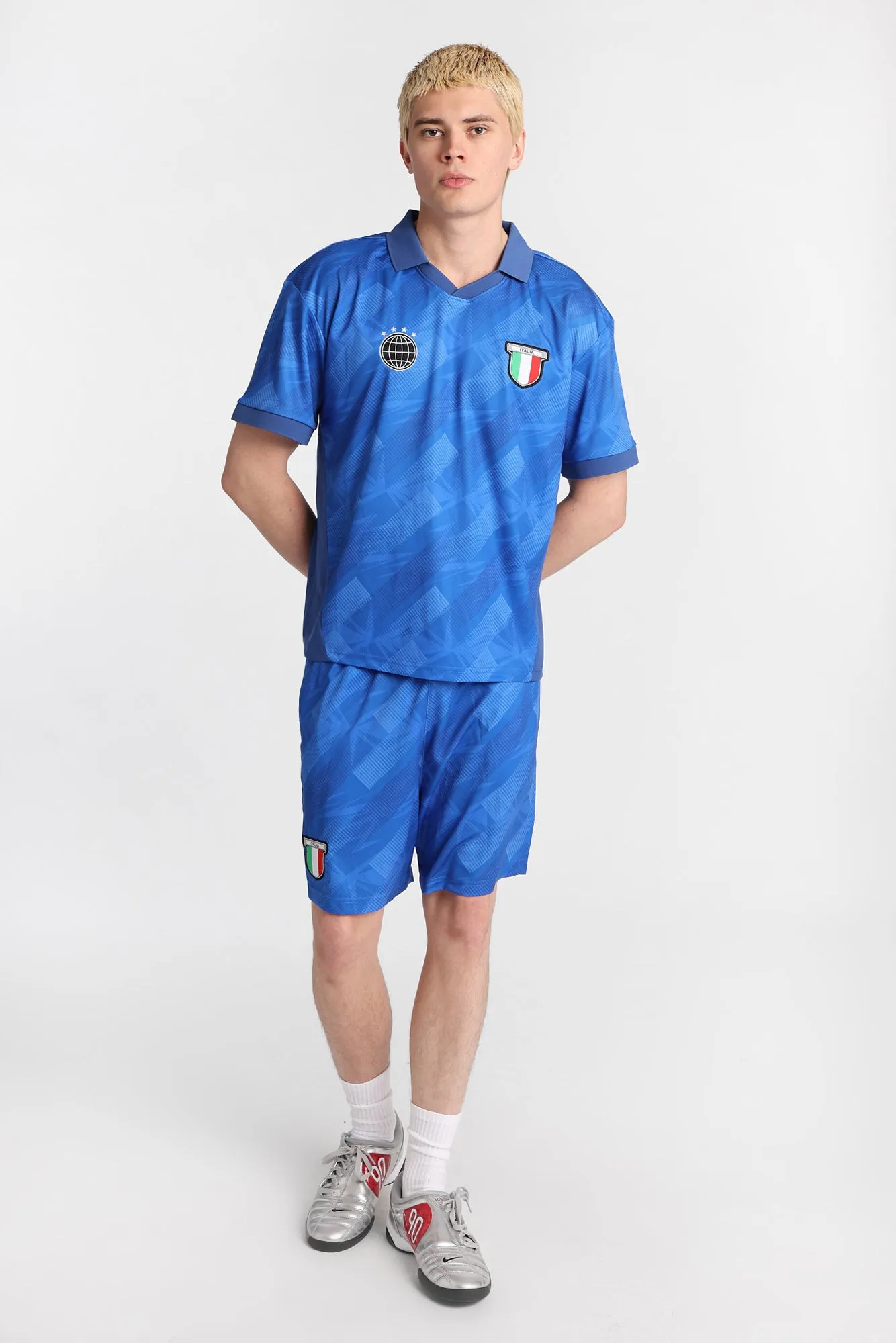 Italia Graphic Mesh Shorts sold by Bluenotes product image thumbnail 4