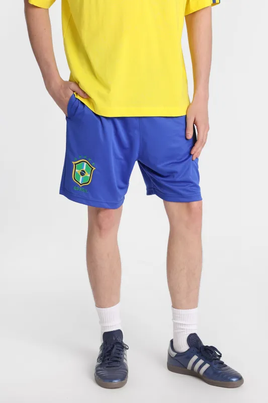 Brasil Graphic Mesh Shorts made by Bluenotes
