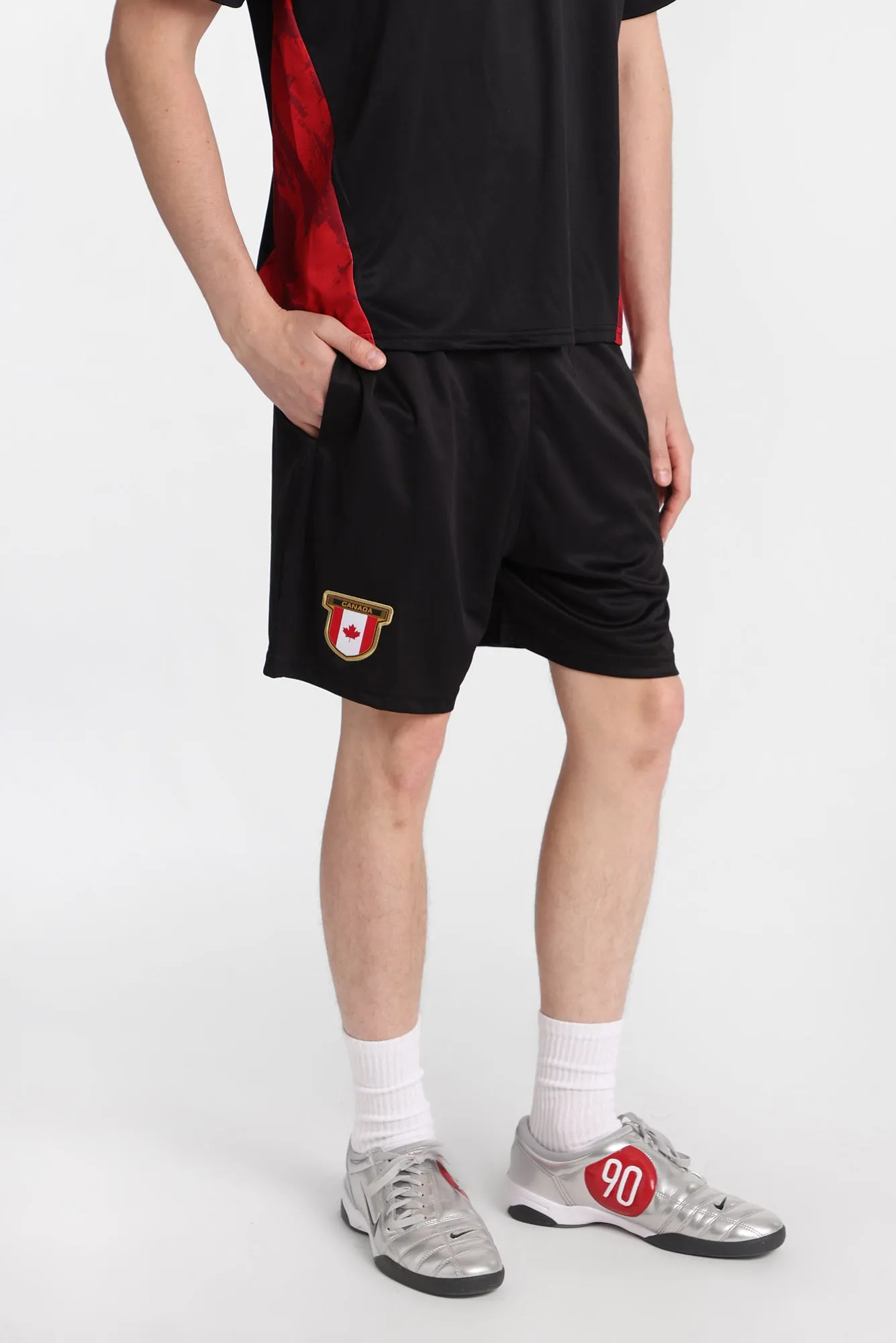 Canada Graphic Mesh Shorts sold by Bluenotes