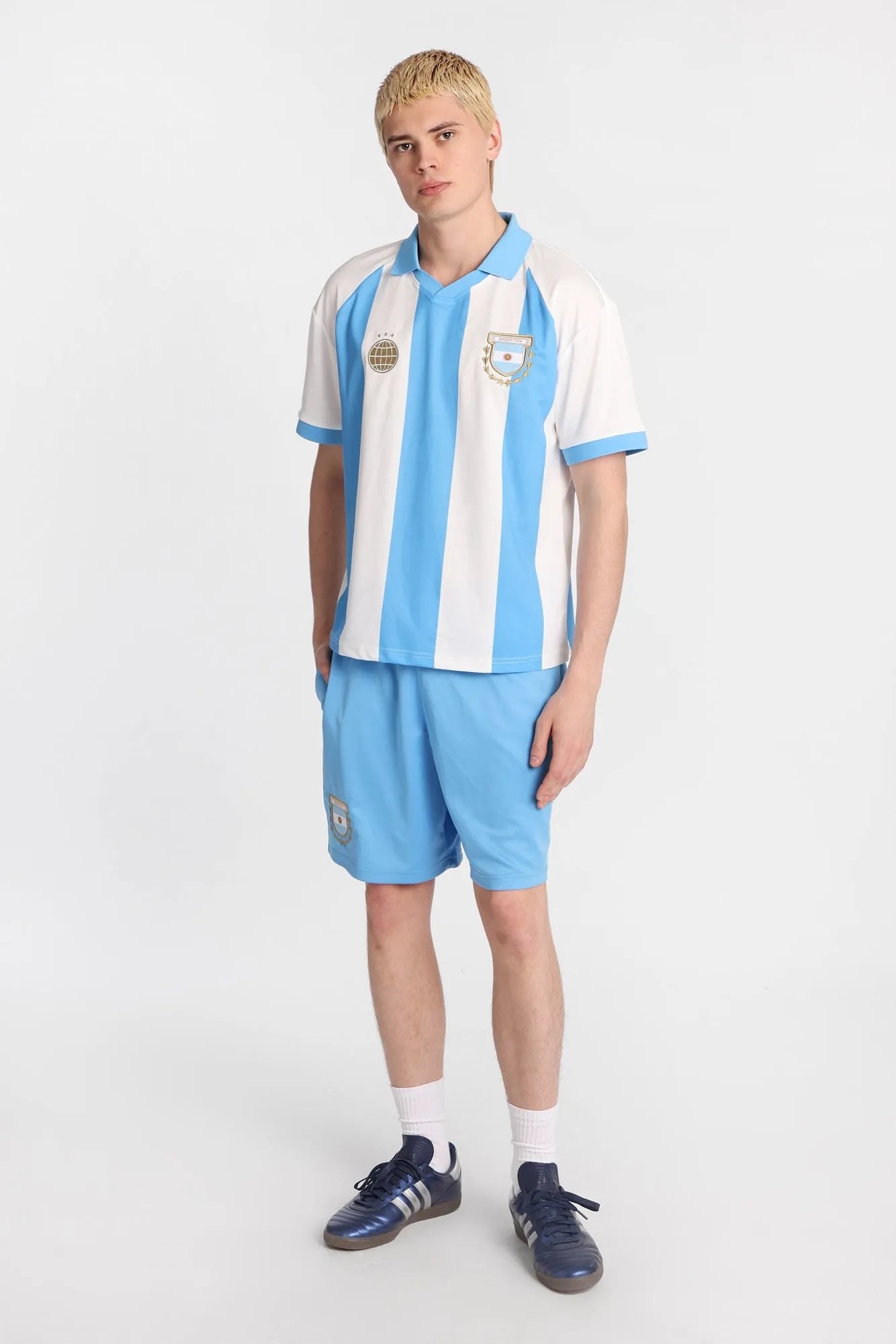 Argentina 10 Graphic Oversized Polo Soccer Jersey sold by Bluenotes product image thumbnail 4