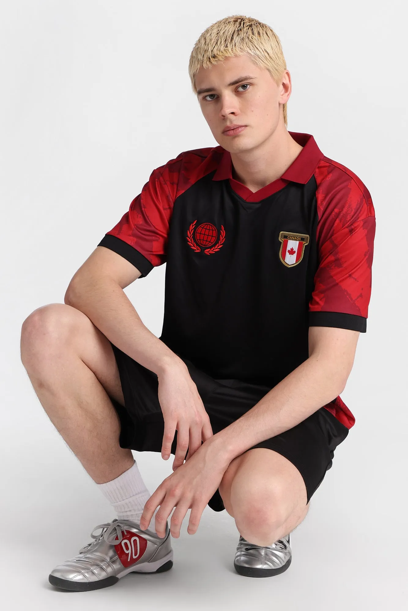 Canada 10 Graphic Oversized Polo Soccer Jersey sold by Bluenotes product image thumbnail 5