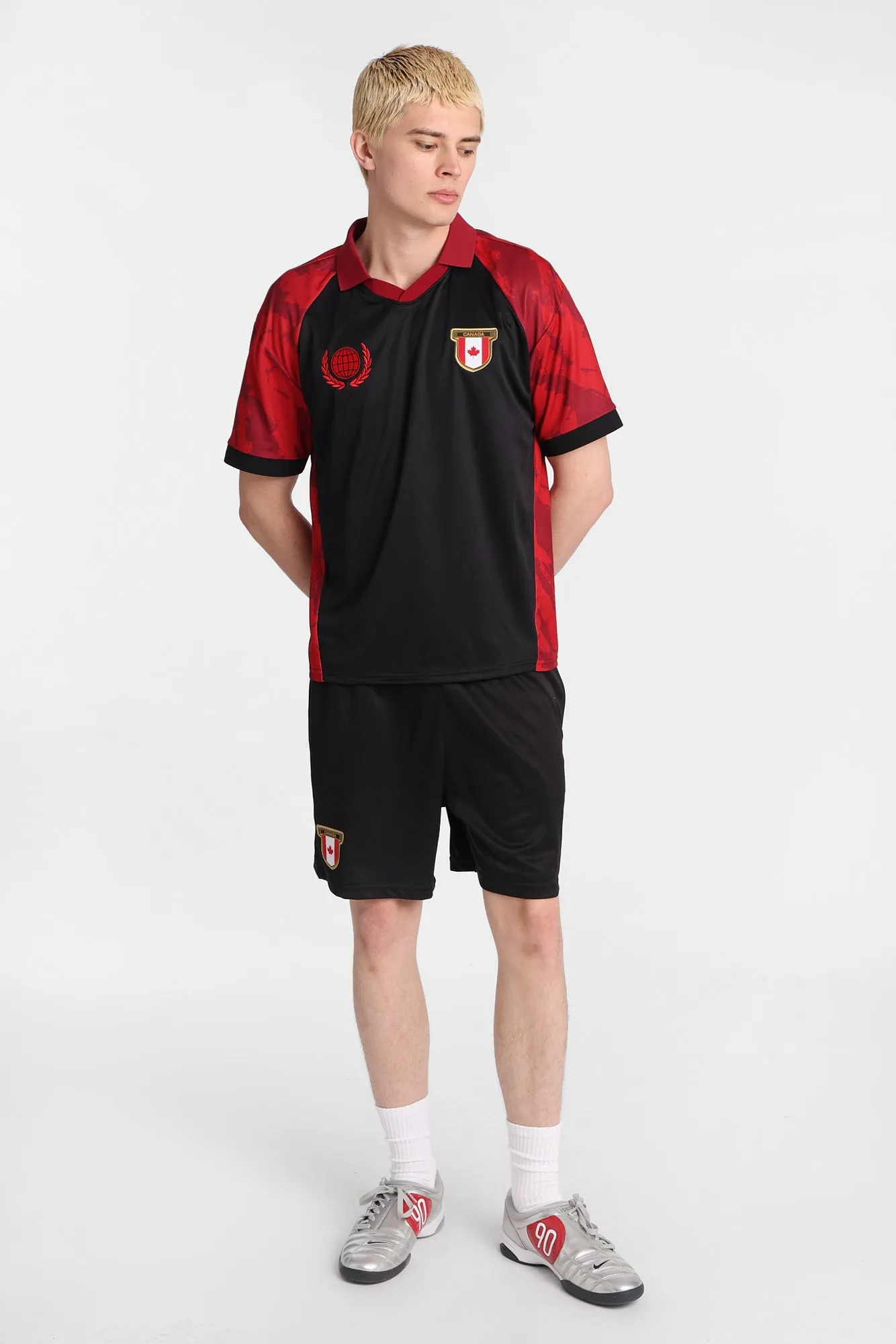 Canada 10 Graphic Oversized Polo Soccer Jersey sold by Bluenotes product image thumbnail 4