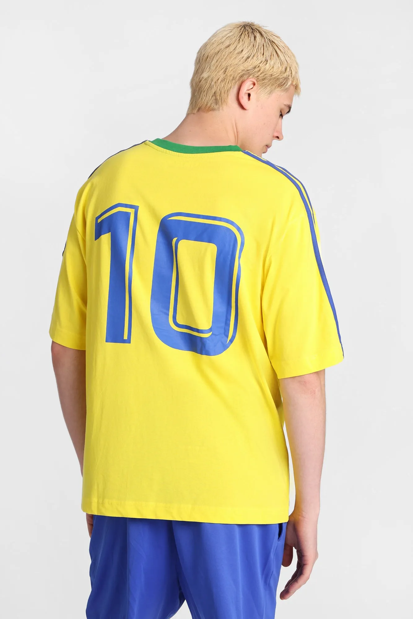 Brasil 10 Graphic Oversized Jersey Tee sold by Bluenotes product image thumbnail 3