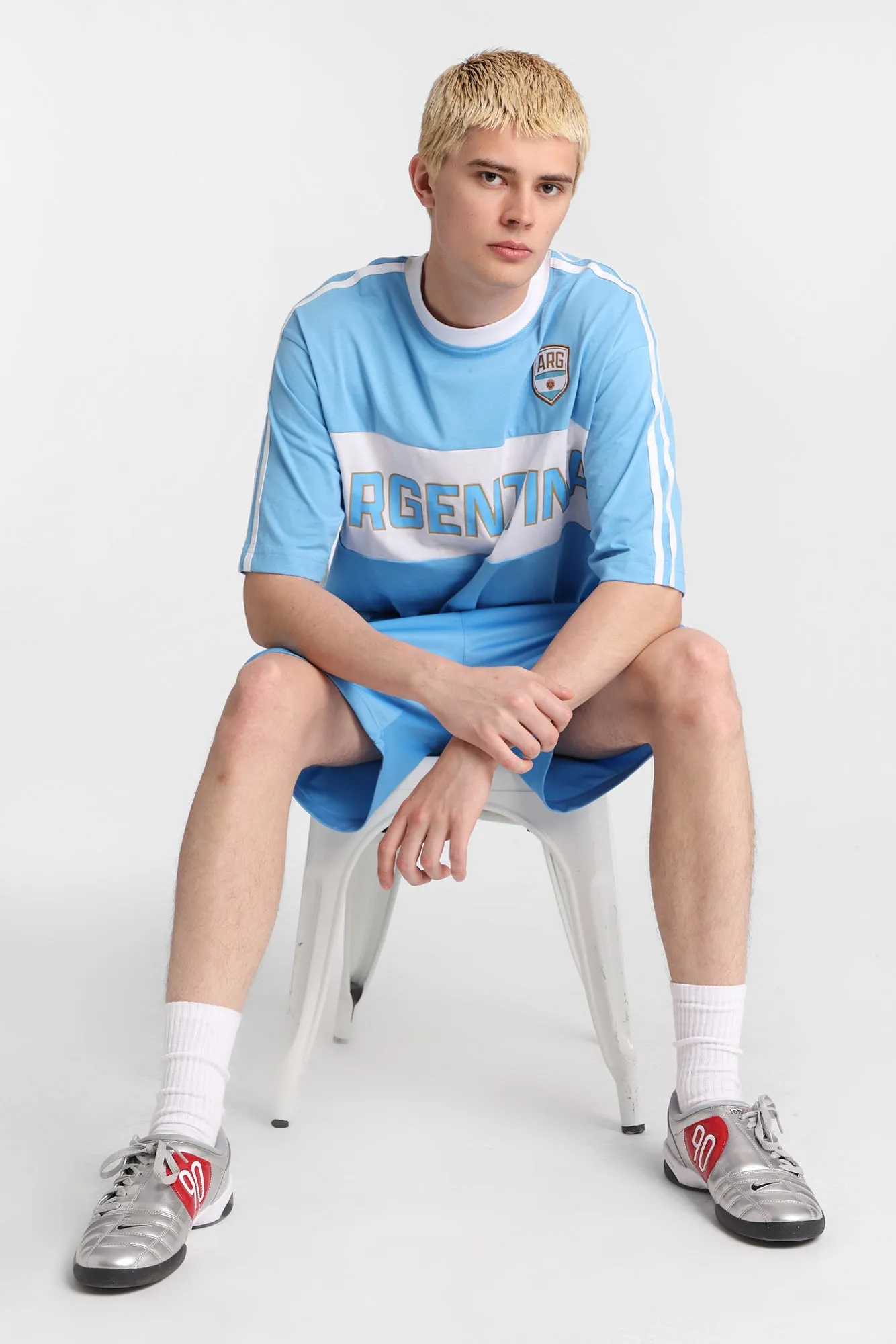 Argentina 10 Graphic Oversized Jersey Tee sold by Bluenotes product image thumbnail 5