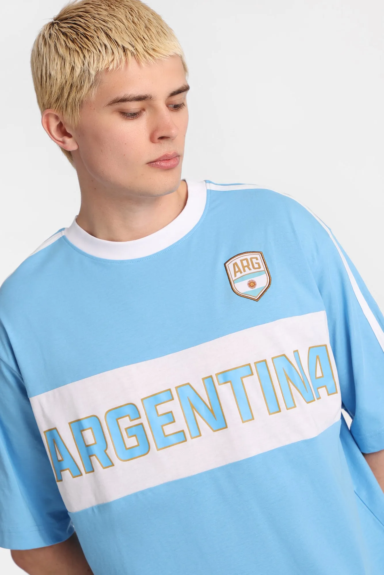 Argentina 10 Graphic Oversized Jersey Tee sold by Bluenotes product image thumbnail 2