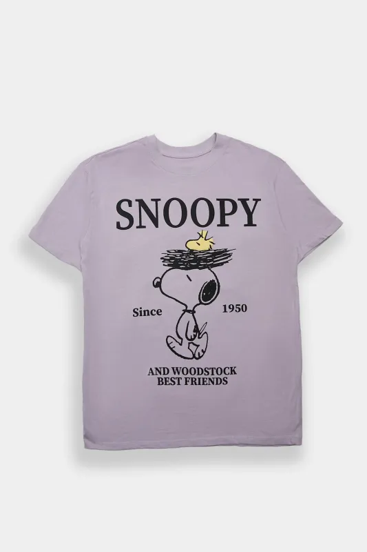 Peanuts Snoopy & Woodstock Best Friends Since 1950 Graphic Boyfriend Tee made by Aeropostale