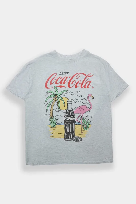Drink Coca-Cola Graphic Boyfriend Tee made by Aeropostale