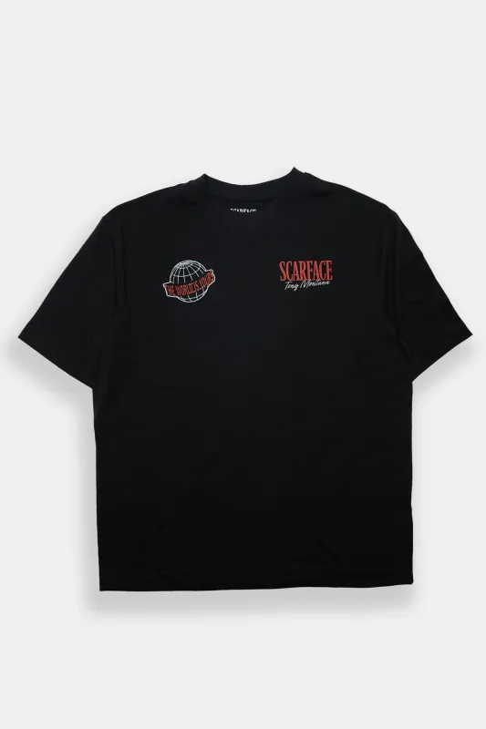 Scarface Tony Montana Graphic Oversized Tee made by Bluenotes