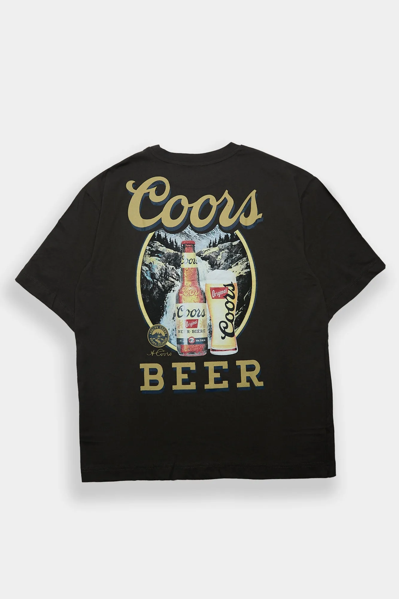 Coors Beer Embroidered Graphic Oversized Tee sold by Bluenotes product image thumbnail 2
