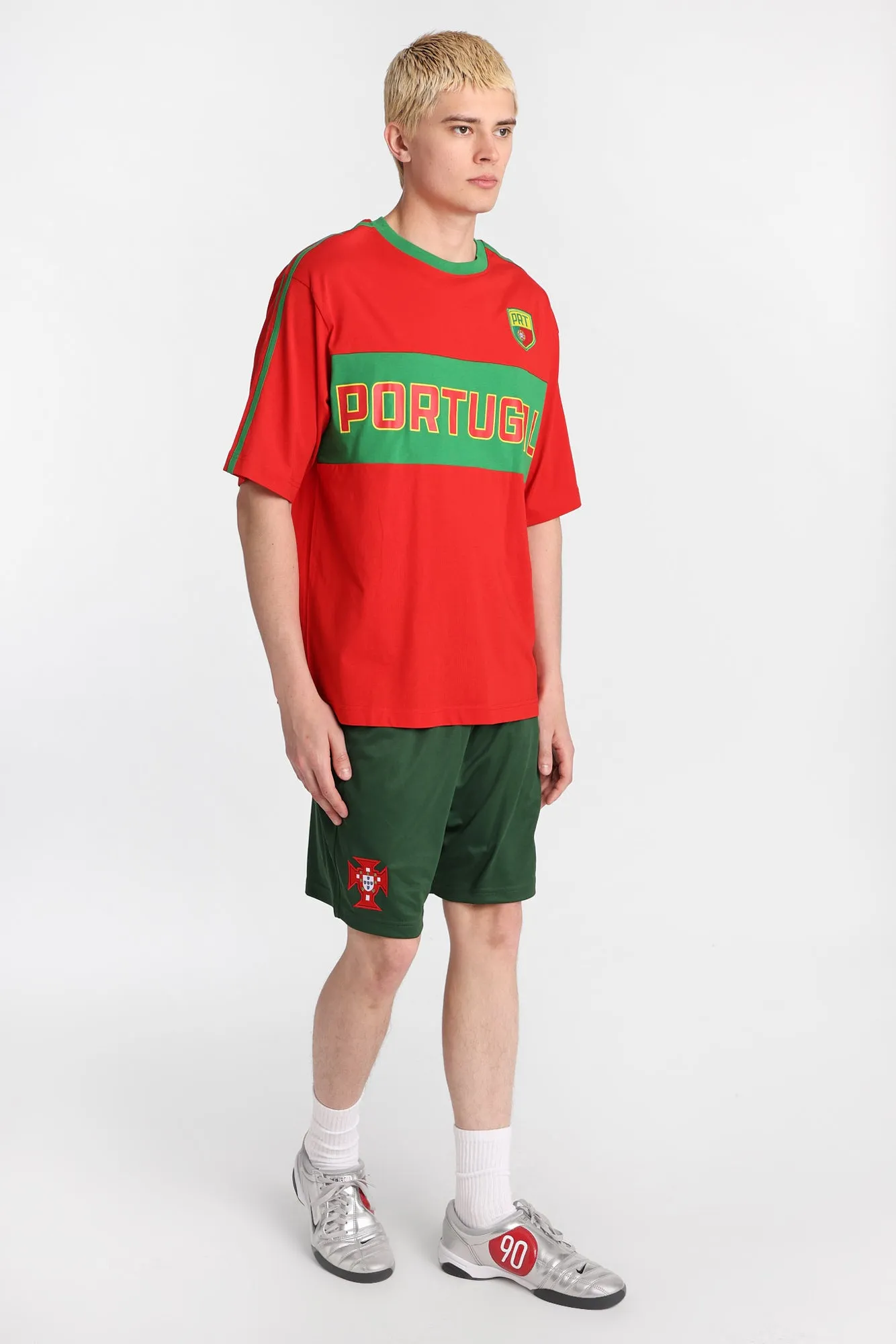 Portugal Graphic Mesh Soccer Shorts sold by Bluenotes product image thumbnail 4