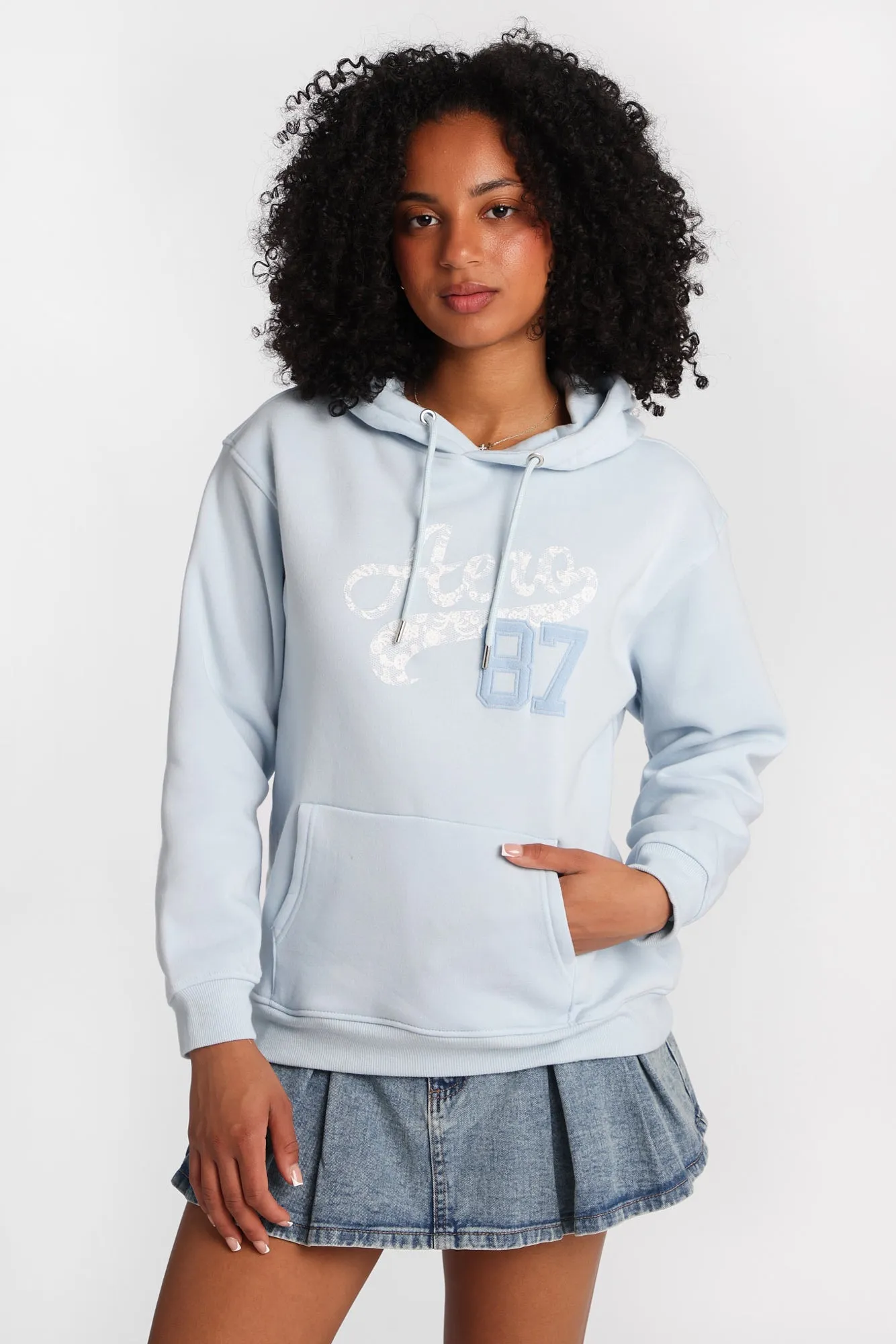 Aéropostale Lace Text Graphic Boyfriend Hoodie sold by Bluenotes