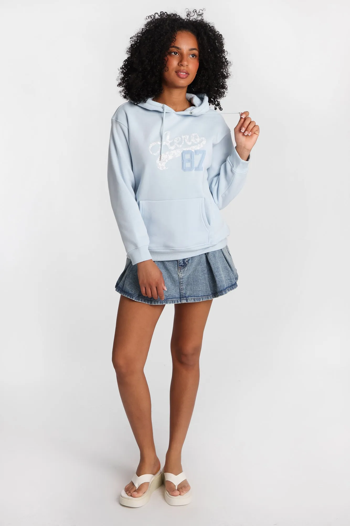 Aéropostale Lace Text Graphic Boyfriend Hoodie sold by Bluenotes product image thumbnail 4