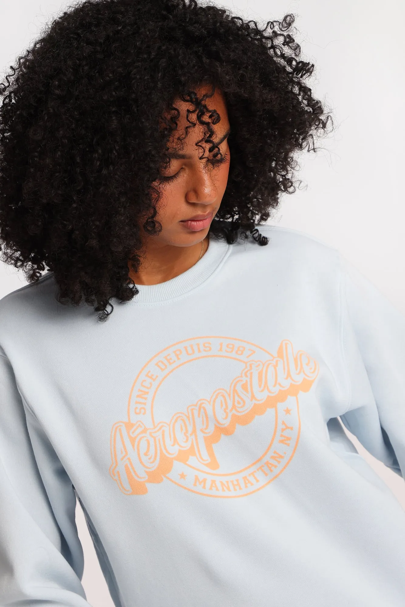AERO Heritage Graphic Oversized Crew Neck Sweatshirt sold by Bluenotes product image thumbnail 2