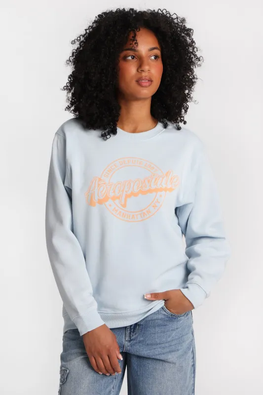 AERO Heritage Graphic Oversized Crew Neck Sweatshirt made by Aeropostale