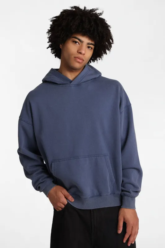 North Western Washed Boxy Hoodie made by Bluenotes