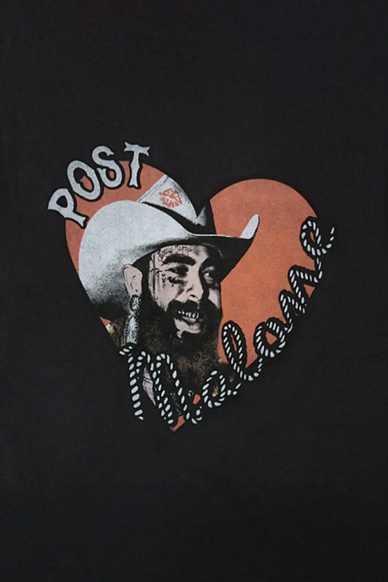 Post Malone Graphic Boyfriend Tee sold by Bluenotes product image thumbnail 2
