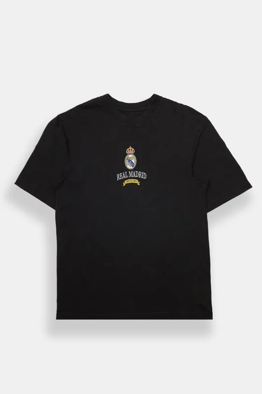 Real Madrid Crest Graphic Oversized Tee made by Aeropostale