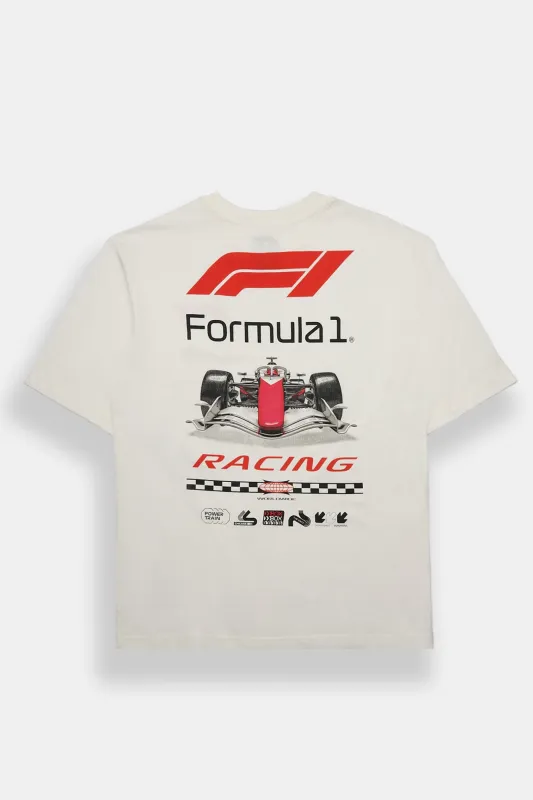 Formula 1 Graphic Oversized Tee made by Bluenotes