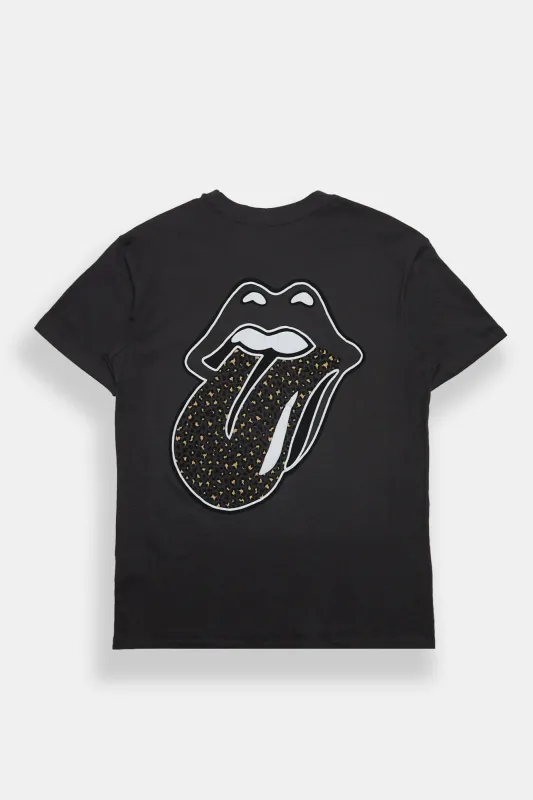 The Rolling Stones Graphic Relaxed Boyfriend Tee made by Aeropostale