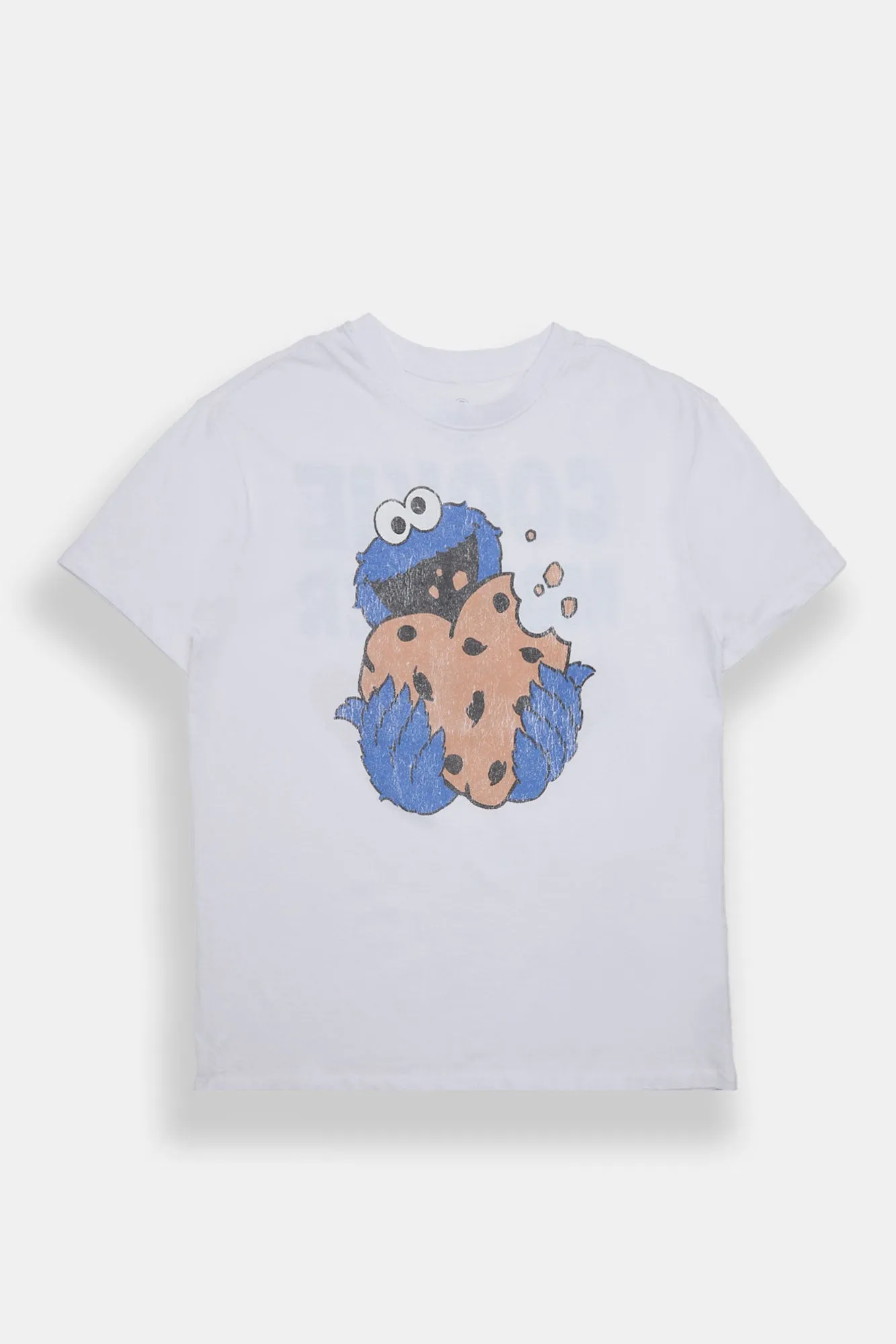 Cookie Monster Graphic Relaxed Boyfriend Tee sold by Bluenotes