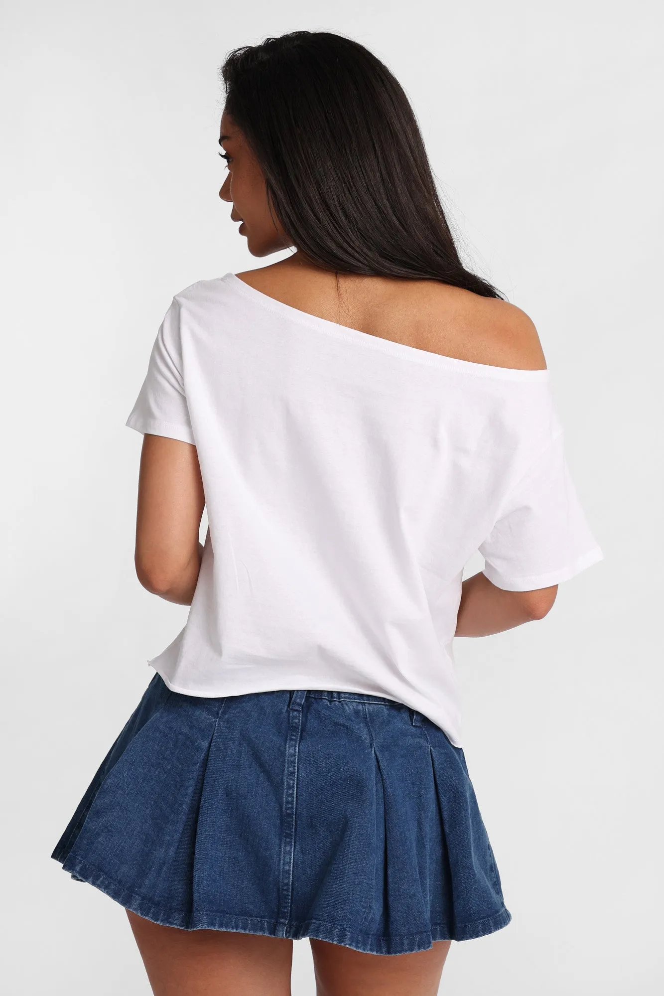Amalfi Italia Lemons Off-Shoulder Short Sleeve Tee sold by Bluenotes product image thumbnail 3