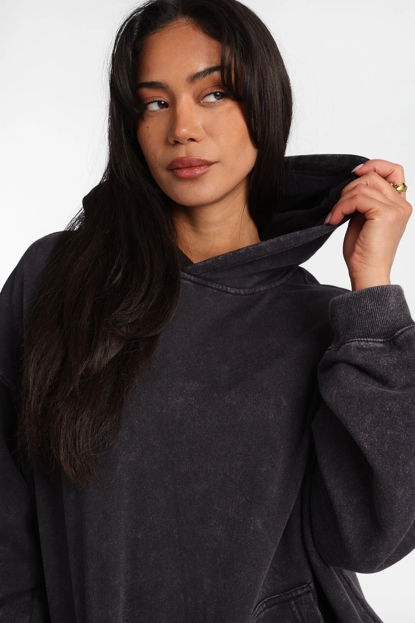 Washed Boyfriend Hoodie sold by Bluenotes product image thumbnail 3