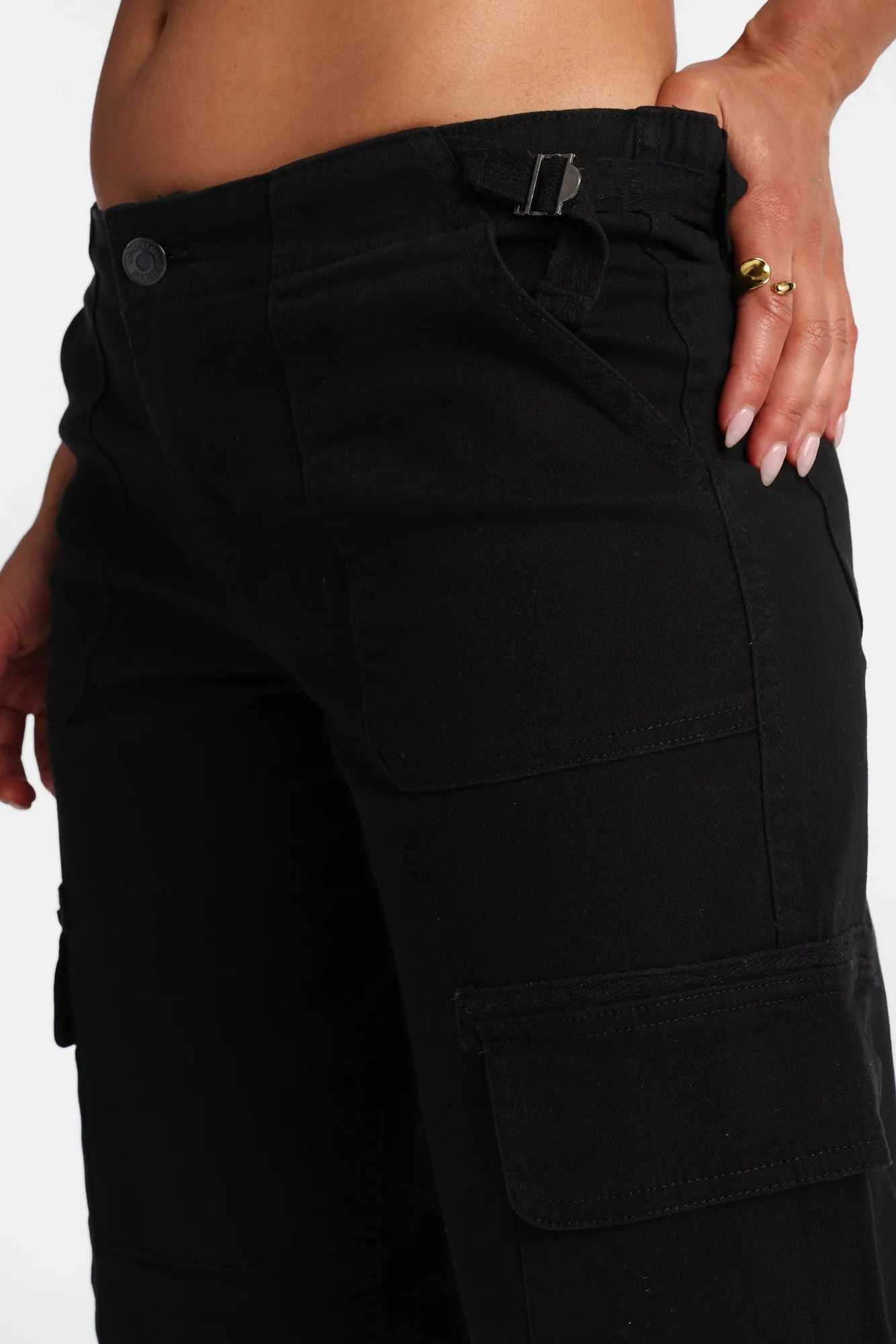 Low Rise Cargo Baggy Twill Pants sold by Bluenotes product image thumbnail 3
