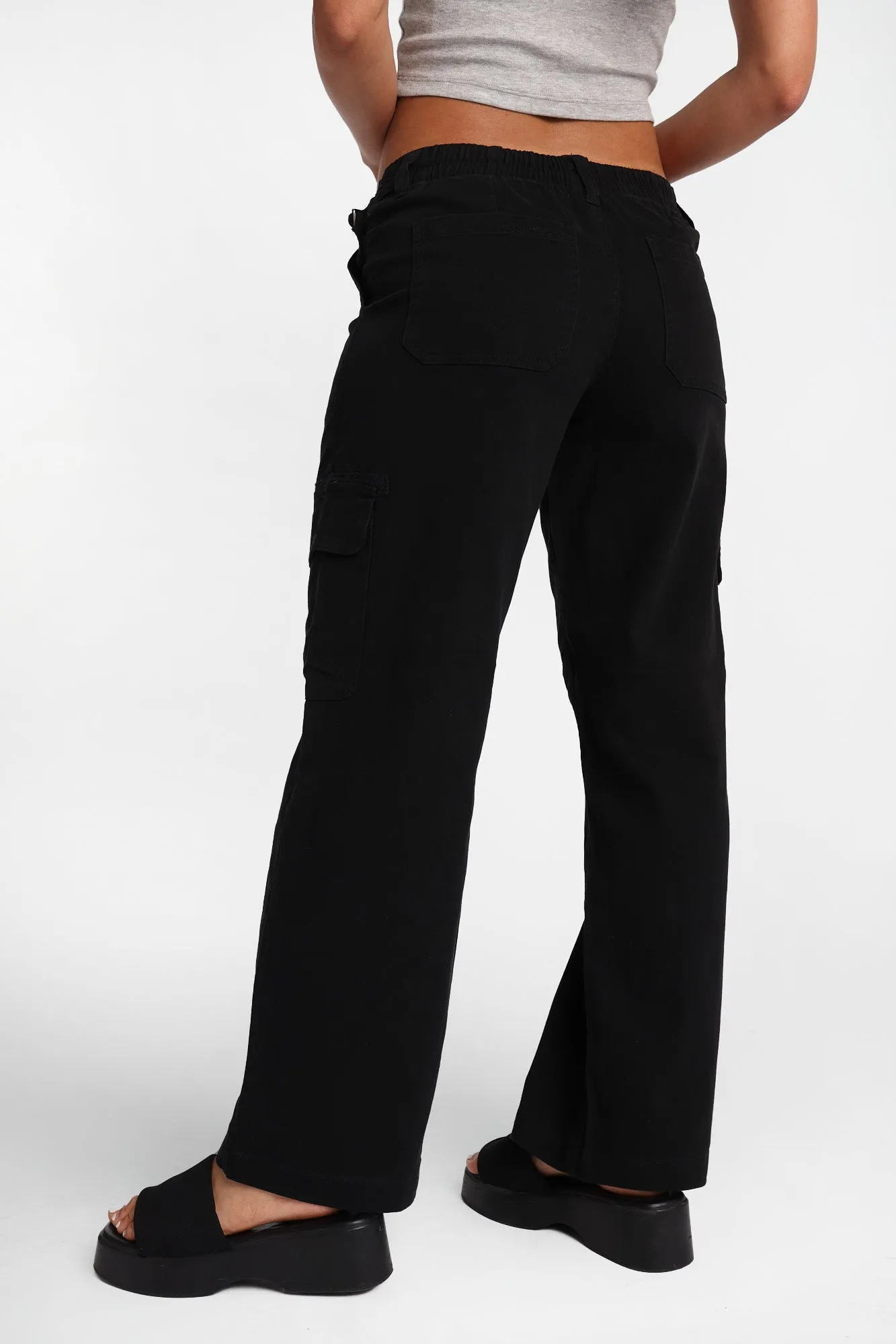 Low Rise Cargo Baggy Twill Pants sold by Bluenotes product image thumbnail 4